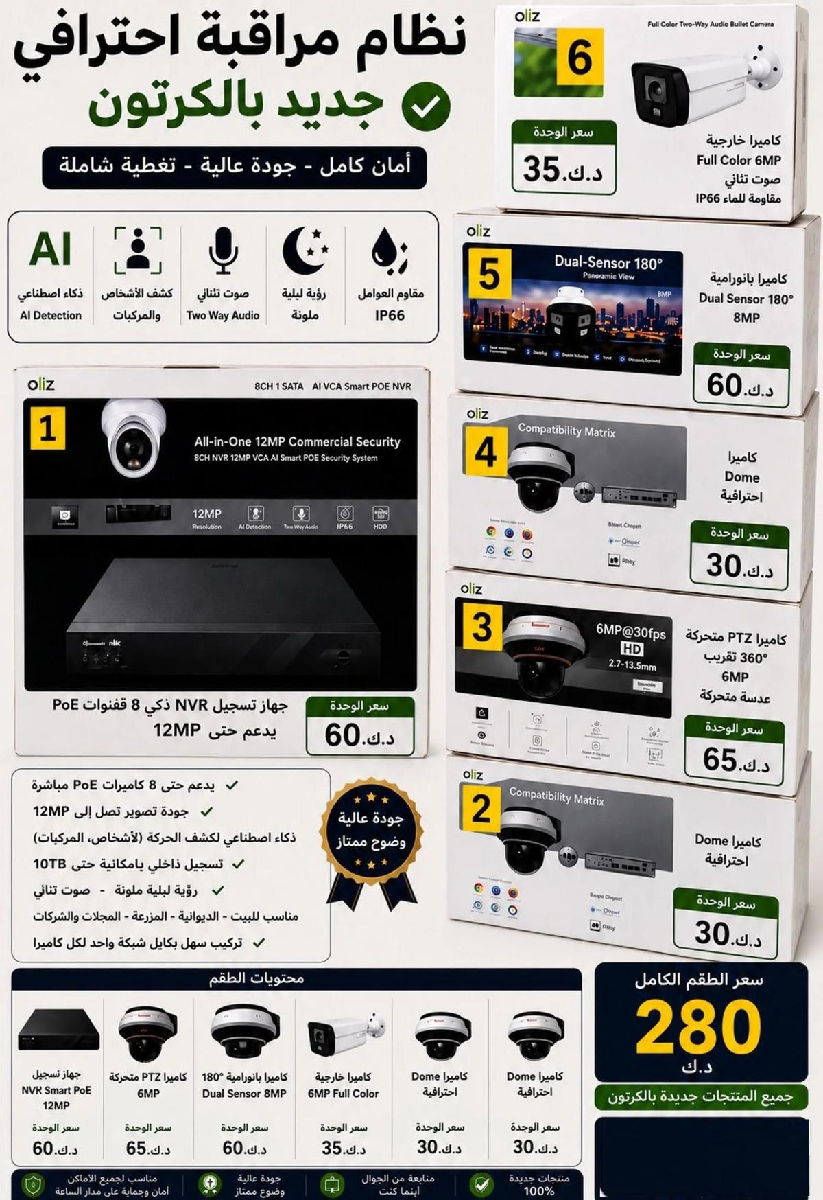 نظام مراقبة احترافي جديد بالكرتون