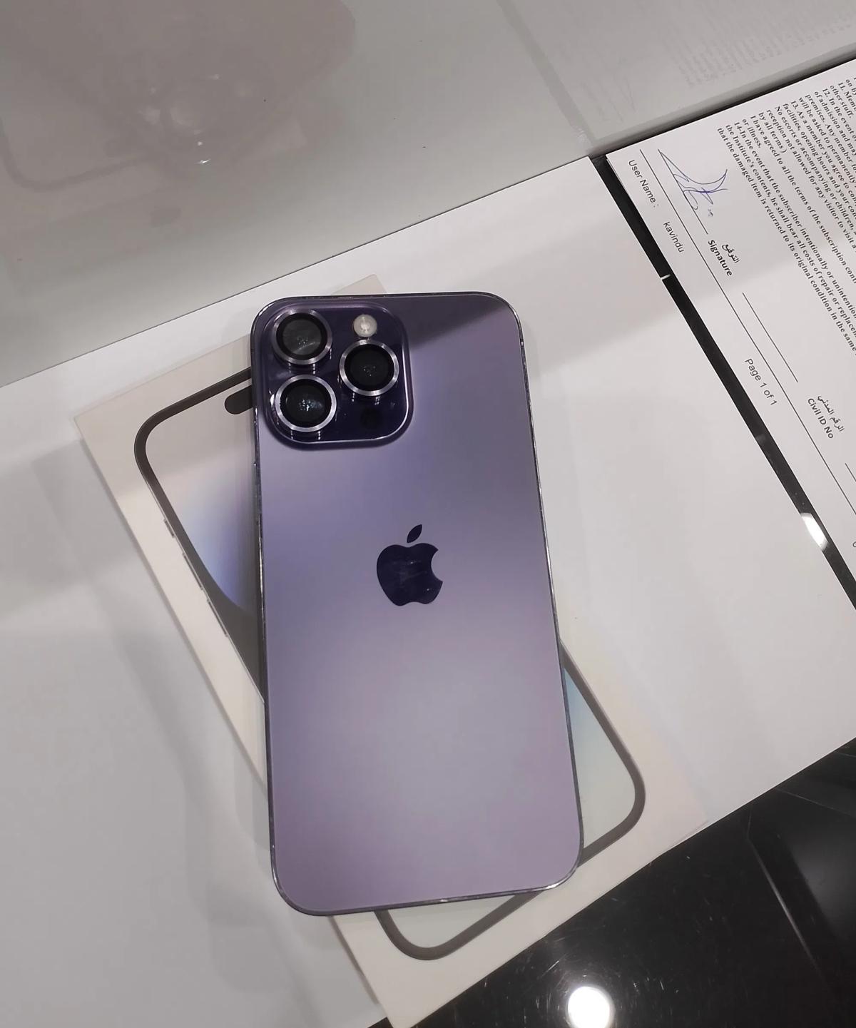 ايفون ⁦⁦14pro⁩⁩ ⁦⁦max⁩⁩ جيجا ⁦⁦256⁩⁩ جيجا