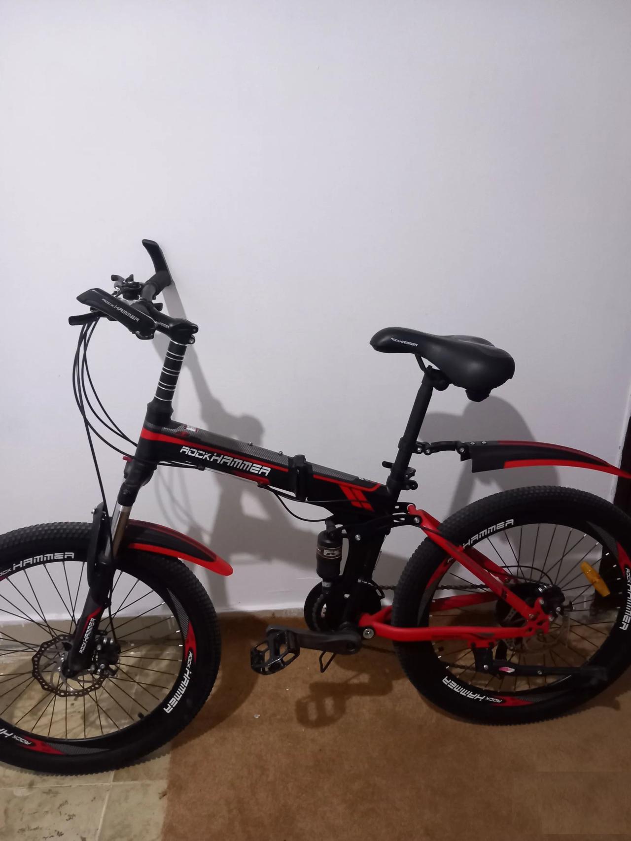 دراجه روك هامرمقاس ⁦⁦24⁩⁩ استعمال خفيف جدا اقل من شهر تعتبر جديده ⁦⁦Rockhammer⁩⁩ ⁦⁦24-inch⁩⁩ ⁦⁦bicycle⁩⁩, ⁦⁦used⁩⁩ ⁦⁦ve⁩⁩
